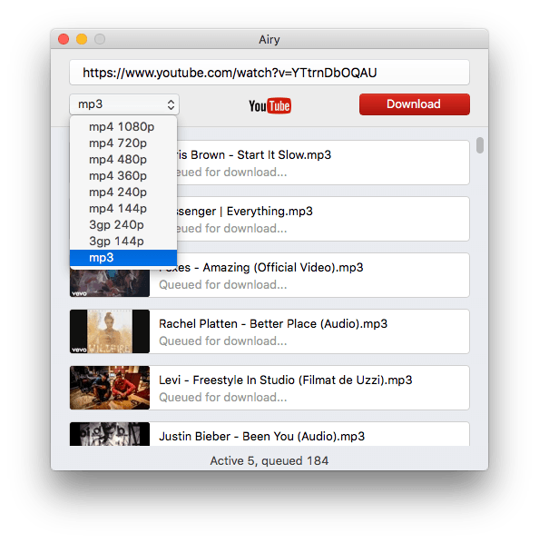 youtube downloader music mp3 app for mac